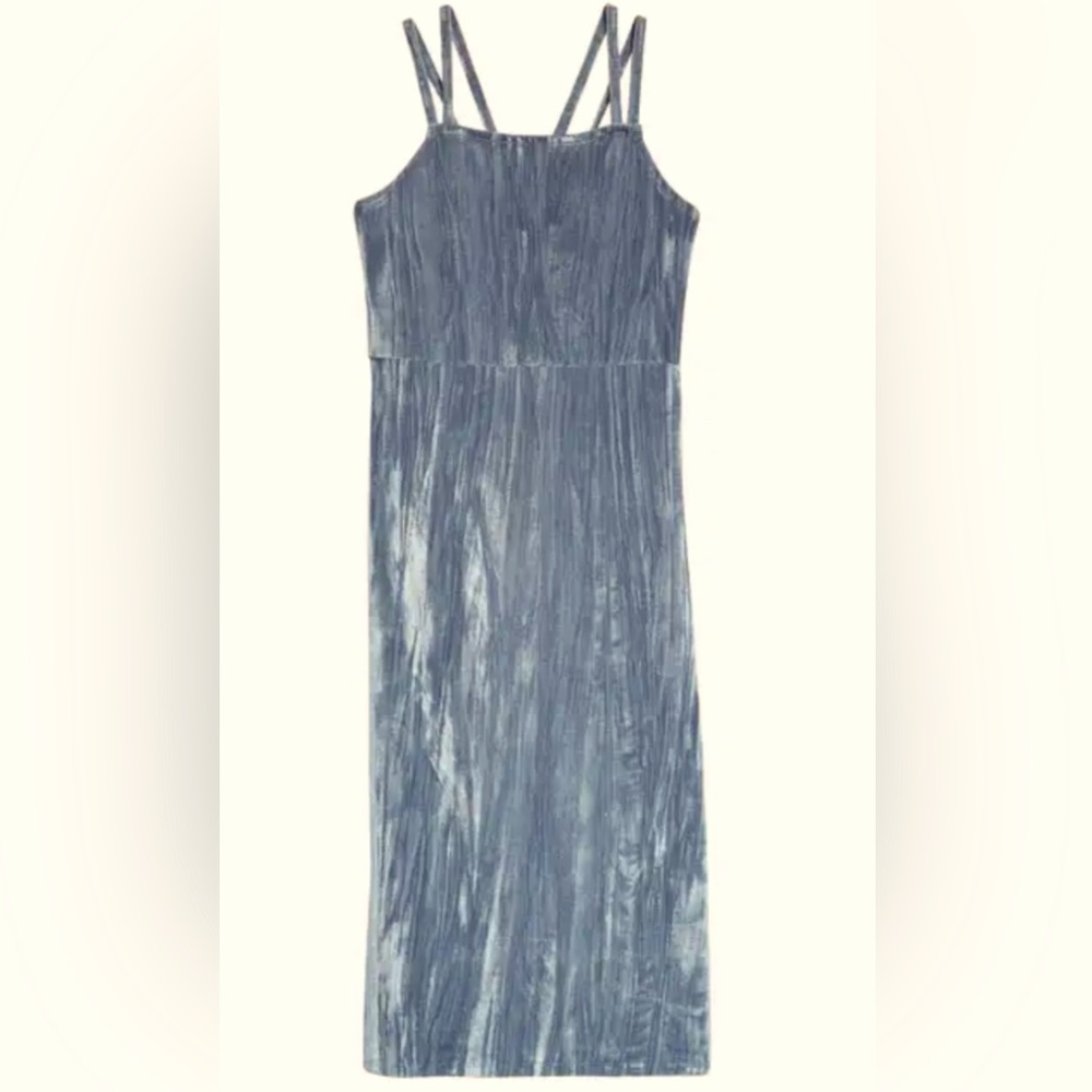 Girls Velvet Slip Dress
